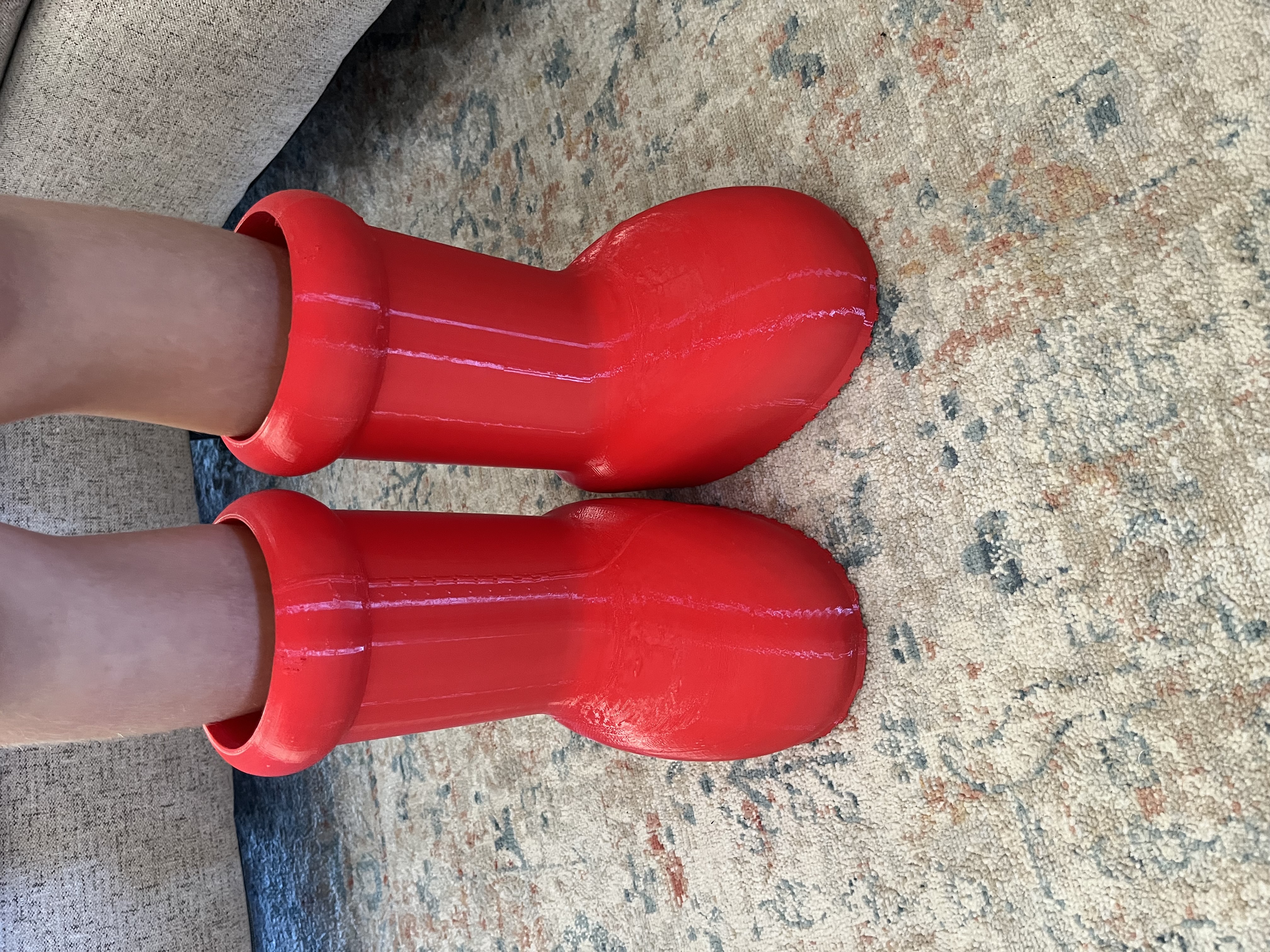 big red boots for kids