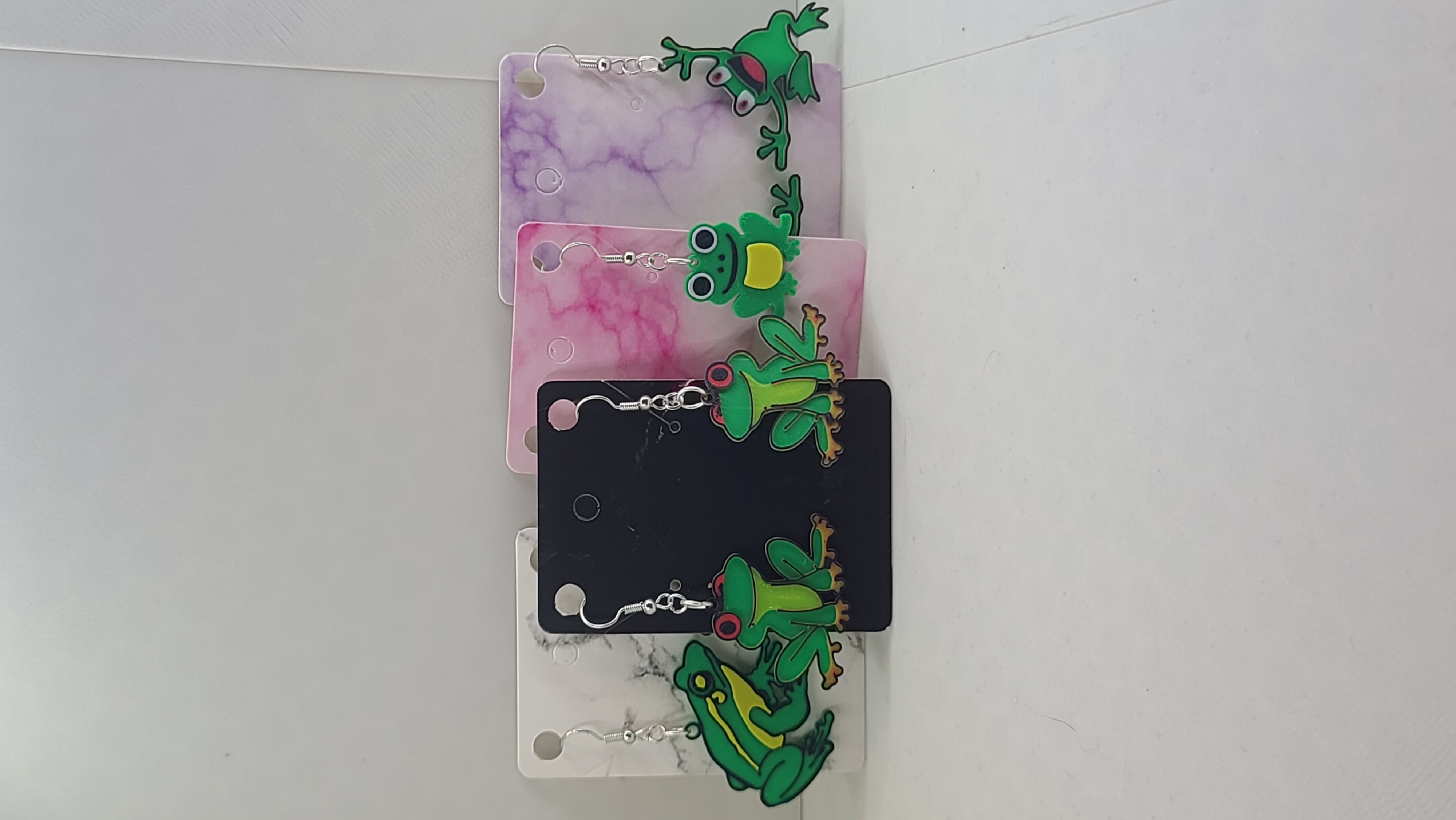 4 Frog Earrings