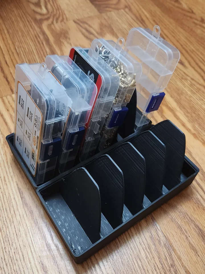 Gridfinity Parts Organizer Box Holder by Jer, Download free STL model