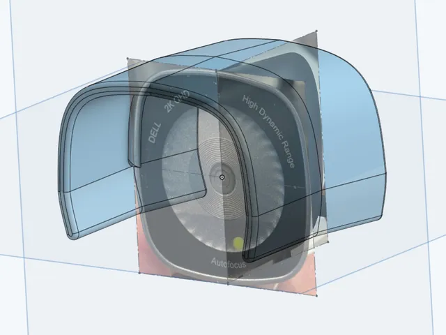 Web cam anti-glare protection Dell WB3023