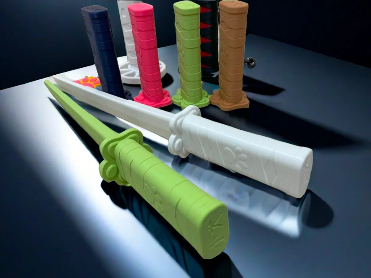 Küçük Çöken Katana - Köpek Yavrusu (Printinplace)  (Sadece Plastik Aparattır!!!)