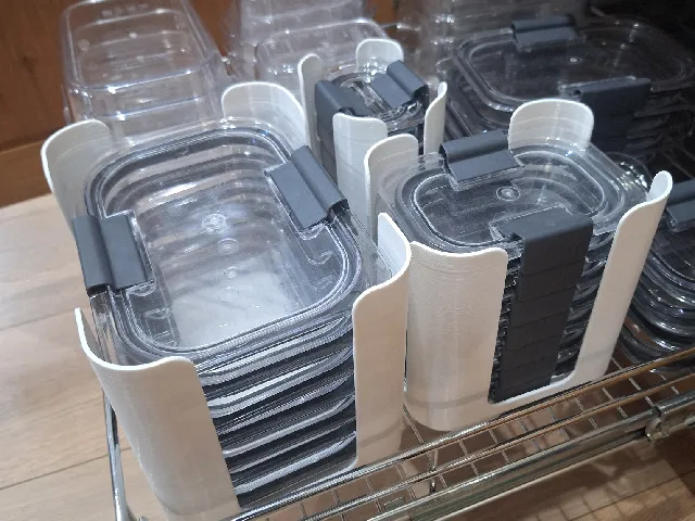 Rubbermaid Brilliance lid stack holders