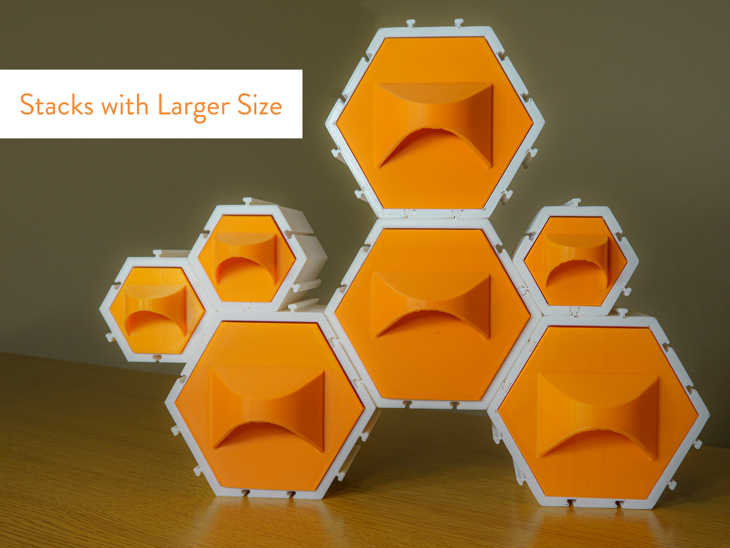 Miniatura 3 do modelo 3D Modular Hexagon Storage (Small)