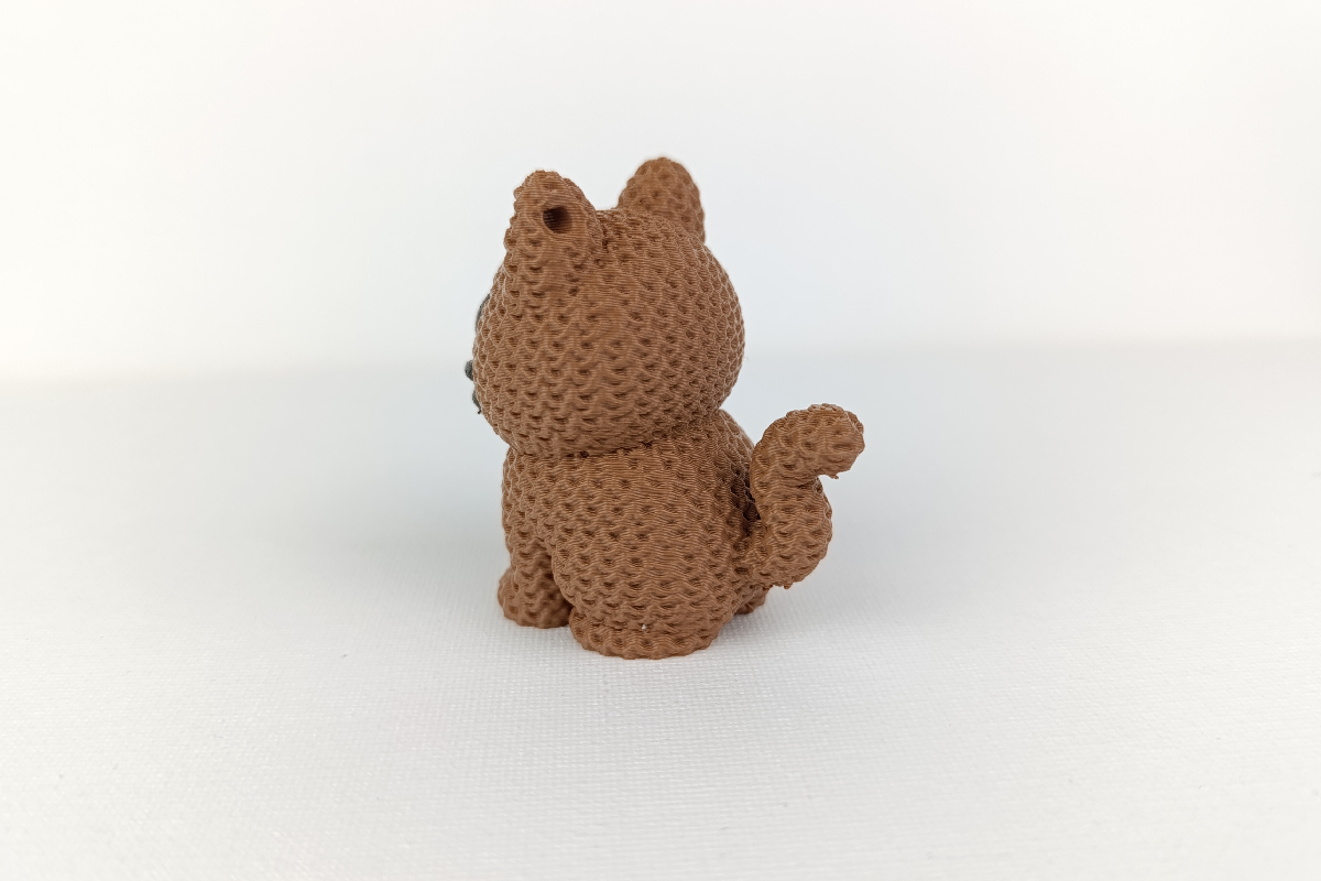 Miniatura 3 do modelo 3D Knitted Cat Keychain