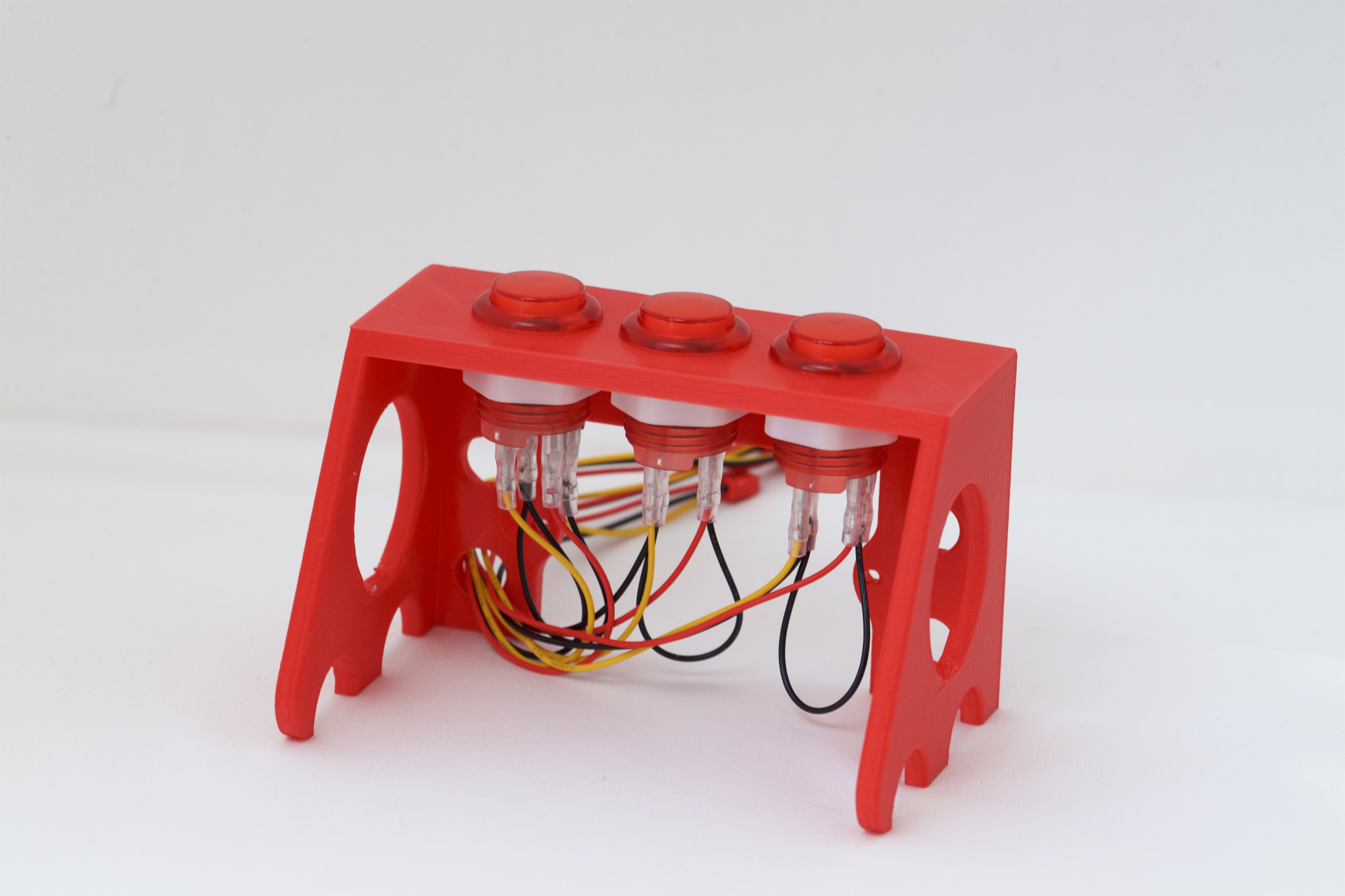 Three 24mm Button freestanding mount with perma-proto