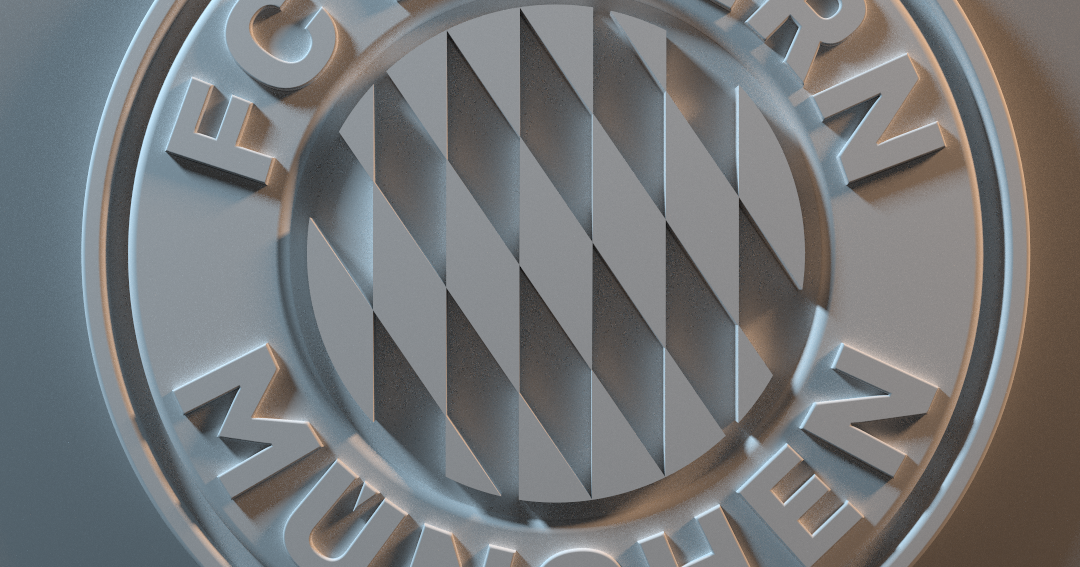 Artistic rendition: FC Bayern München Football Club Plaque by NEWSTREAM ...