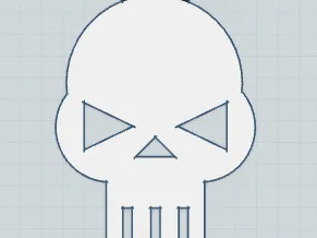 Skull Keychain