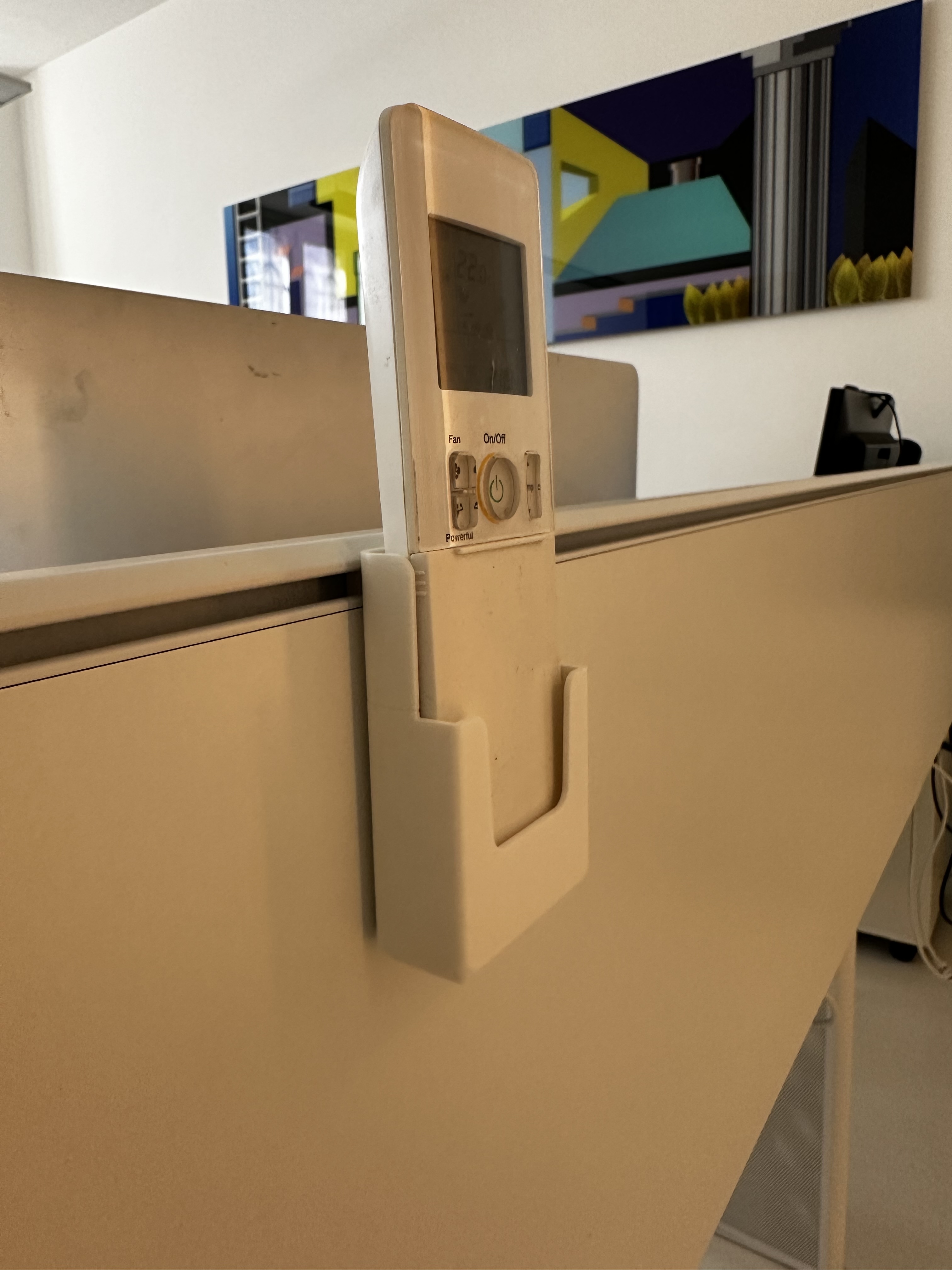 Daikin Air Conditioner remote holder for desk rail by Lorenzo Fassina ...