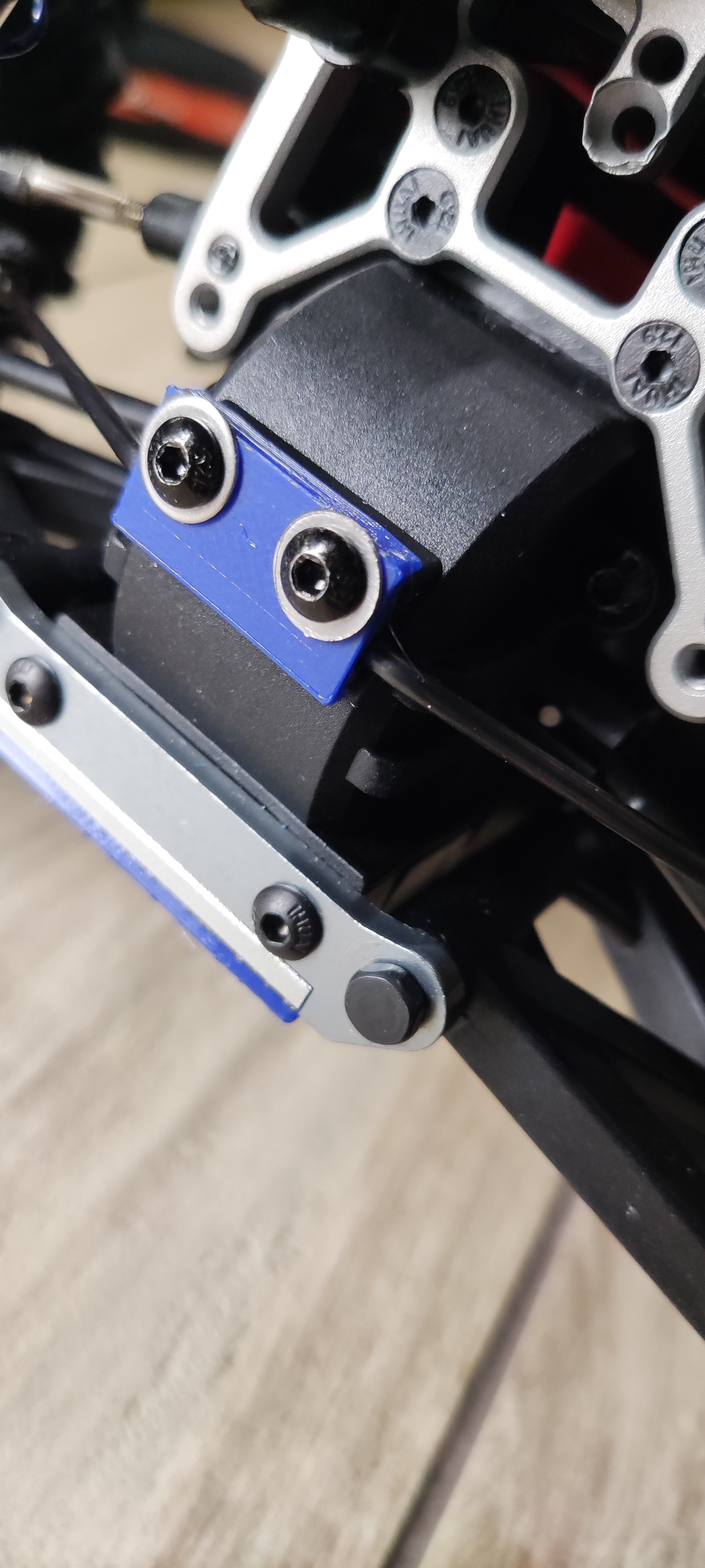 ZD Racing/Absima Rocket AdB1.4/DBX-10 Sway Bar holder - Support Barre antiroulis