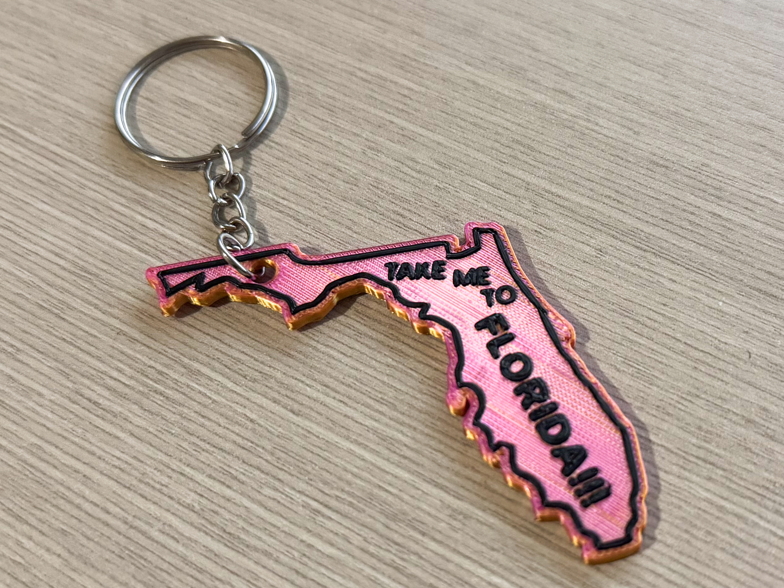 Take Me To Florida!!! Taylor Swift-inspired Keychain