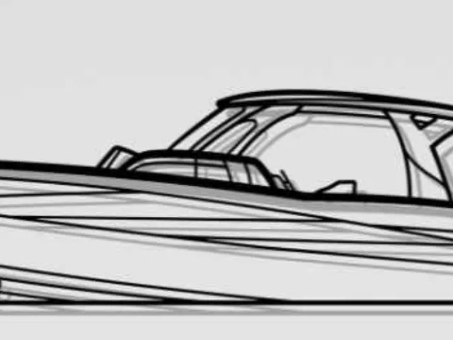 MTI V42 Powerboat Wall Art