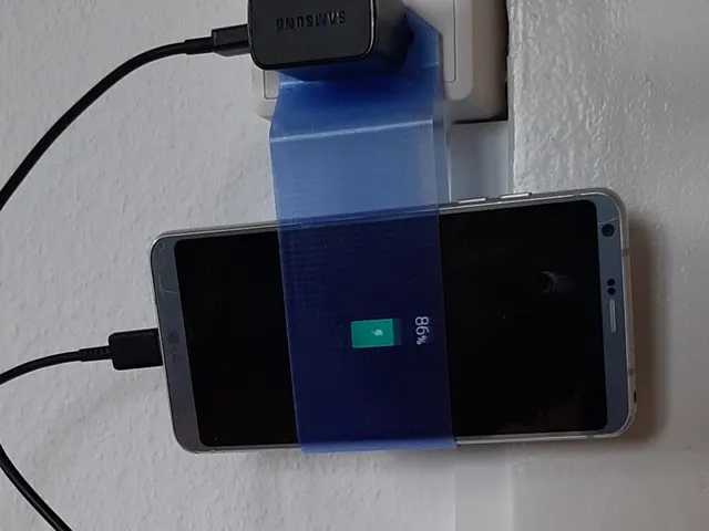 Charging phone holder