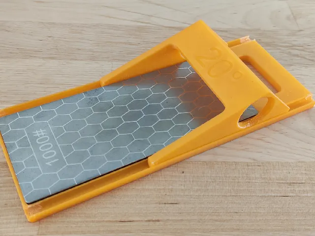 Metal knife sharpener support sliders (17°, 20°, 25°, 30°)