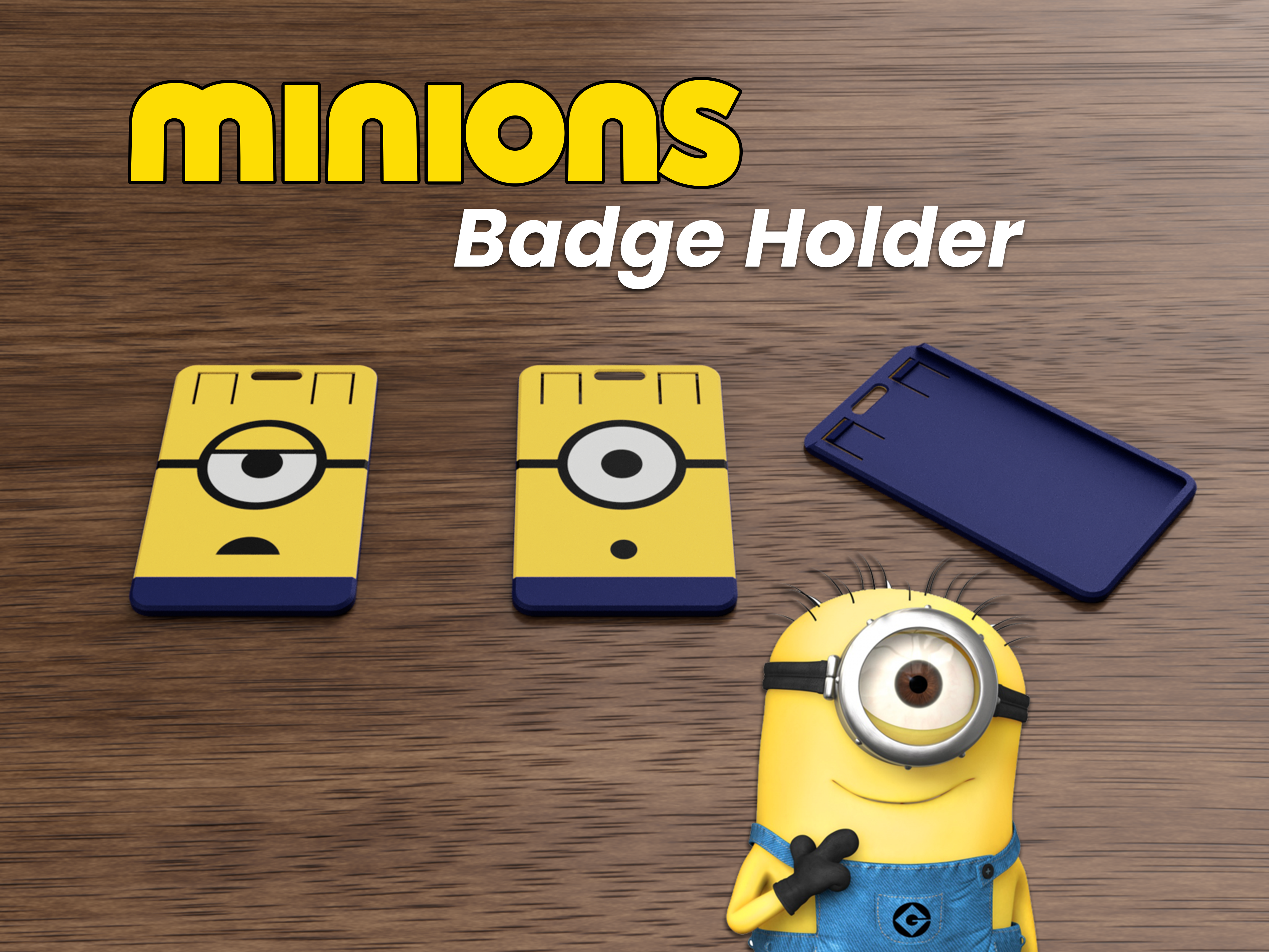 Minions ID card/badge holder
