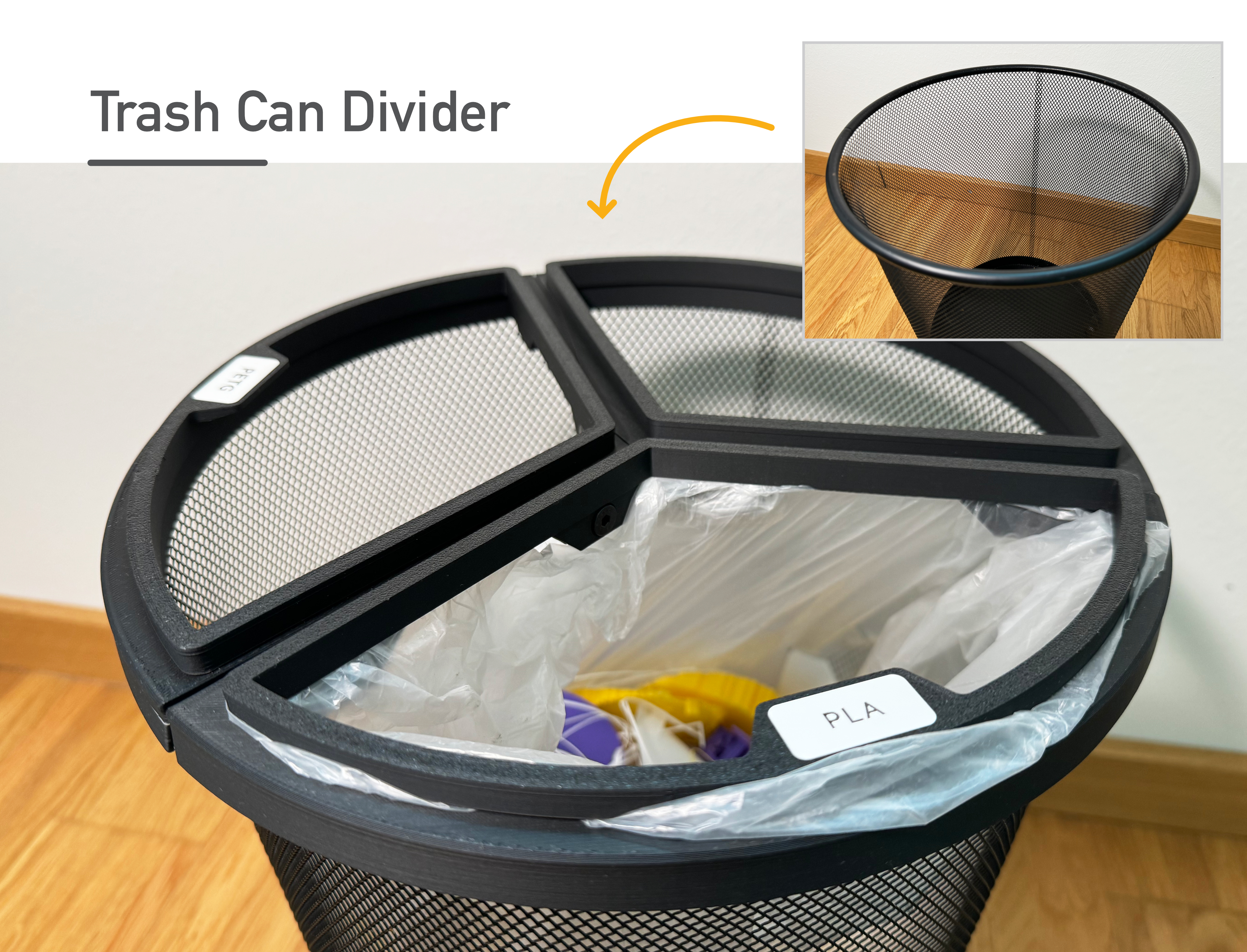 Round Trash Can Divider (295mm or FNISS)