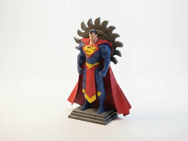 Superman Ancient Sun God Statue DC Comics 3D Printable
