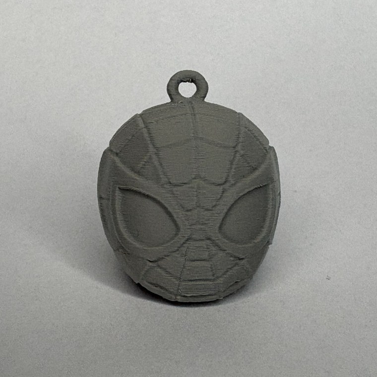 Spider-Man Mask Keychain - Detailed 0.2 mm Print