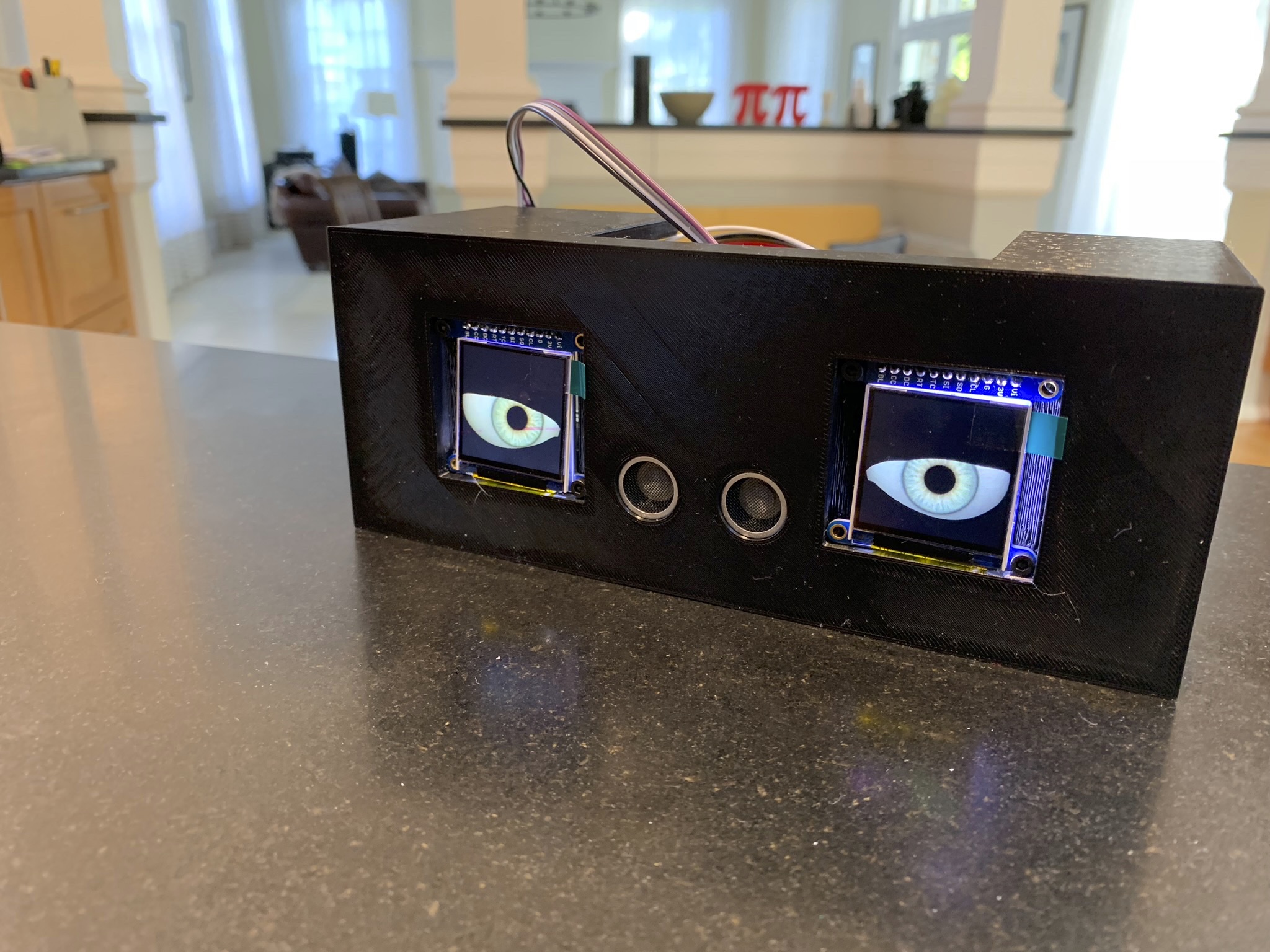 Case for Adafruit Animated Eyes for Raspberry Pi by