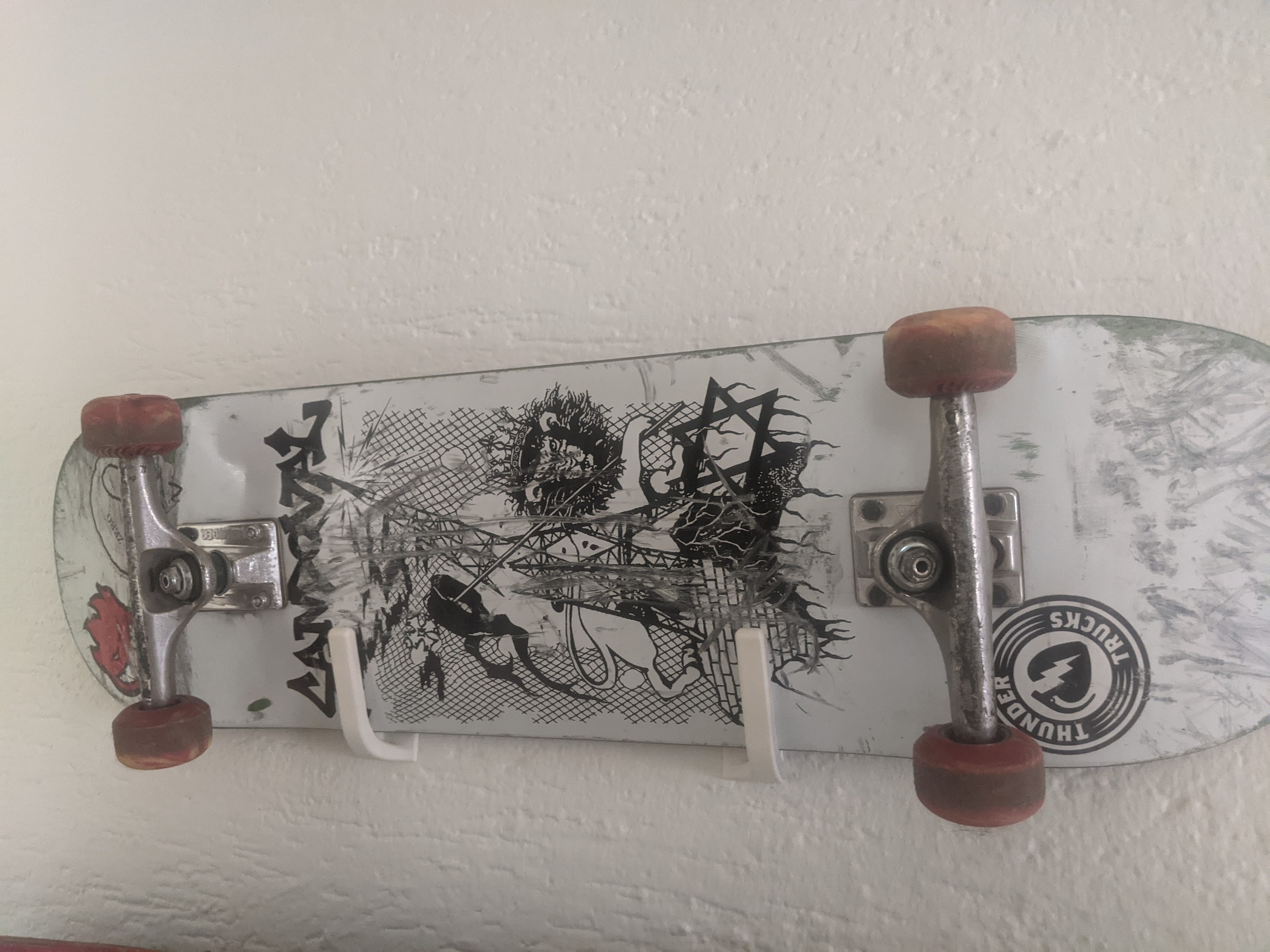 Skateboard wall mount
