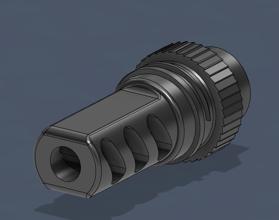 3port muzzle brake for airsoft