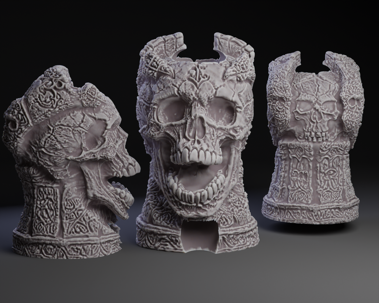 Wicked Skull Dice Tower.