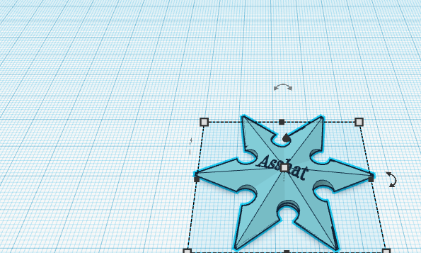 3D printed throwing star