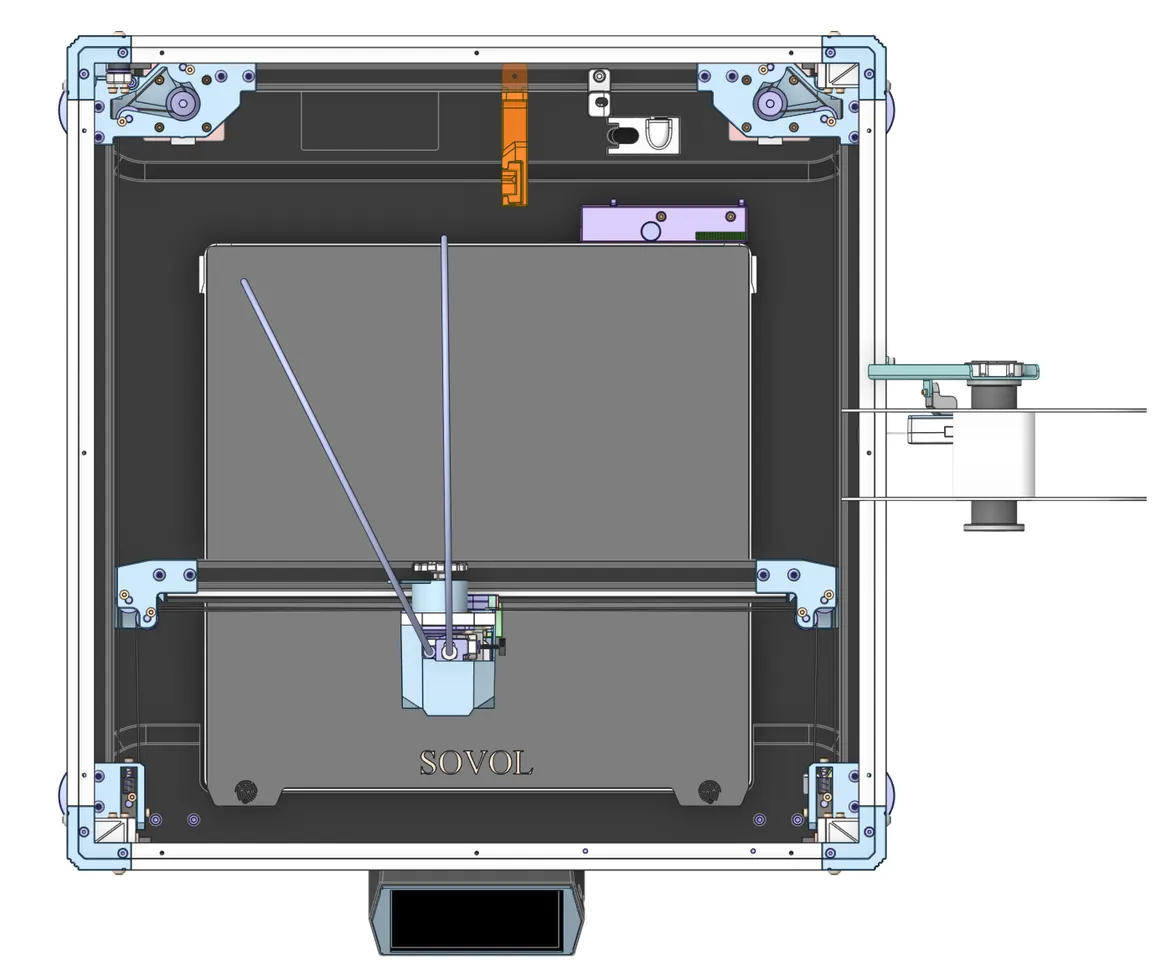 Klicky Probe for Sovol SV08 ABL by Nadir @ CN3D | Download free