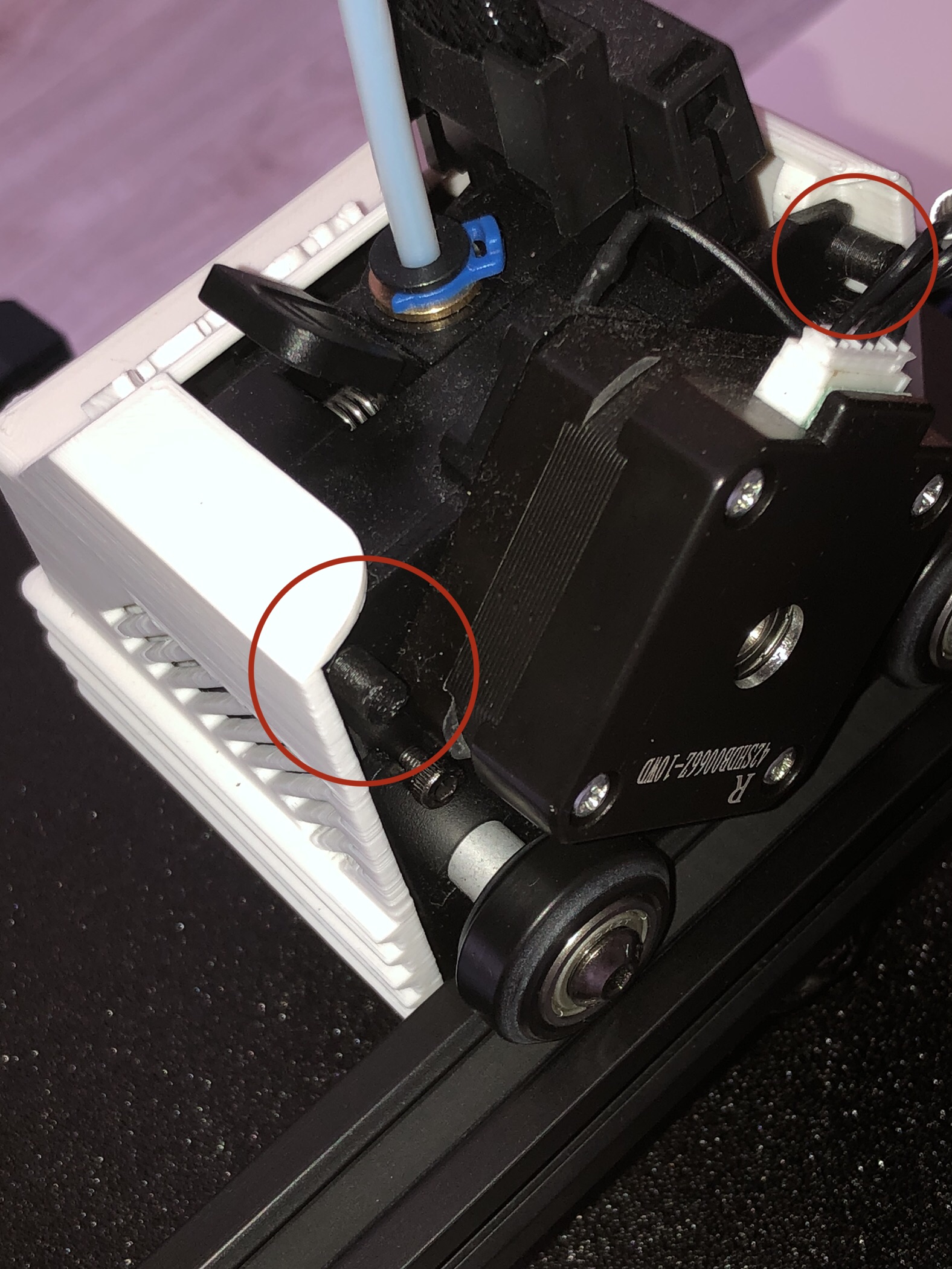 Holding for "Mantis" cable cover 3D model thumbnail