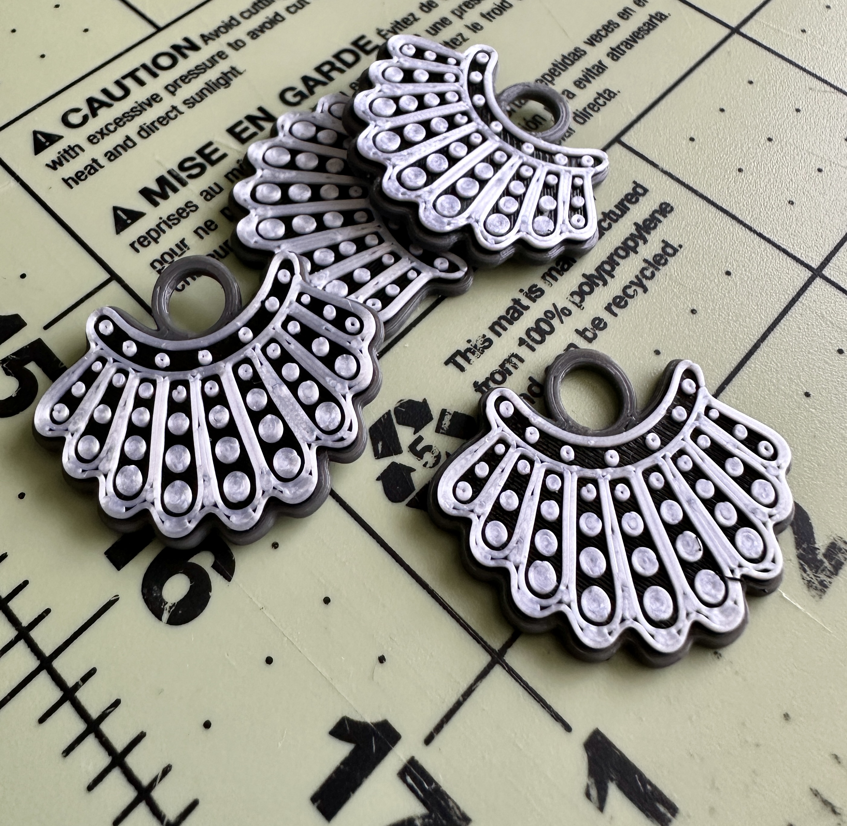 Dissent RBG Collar Earring