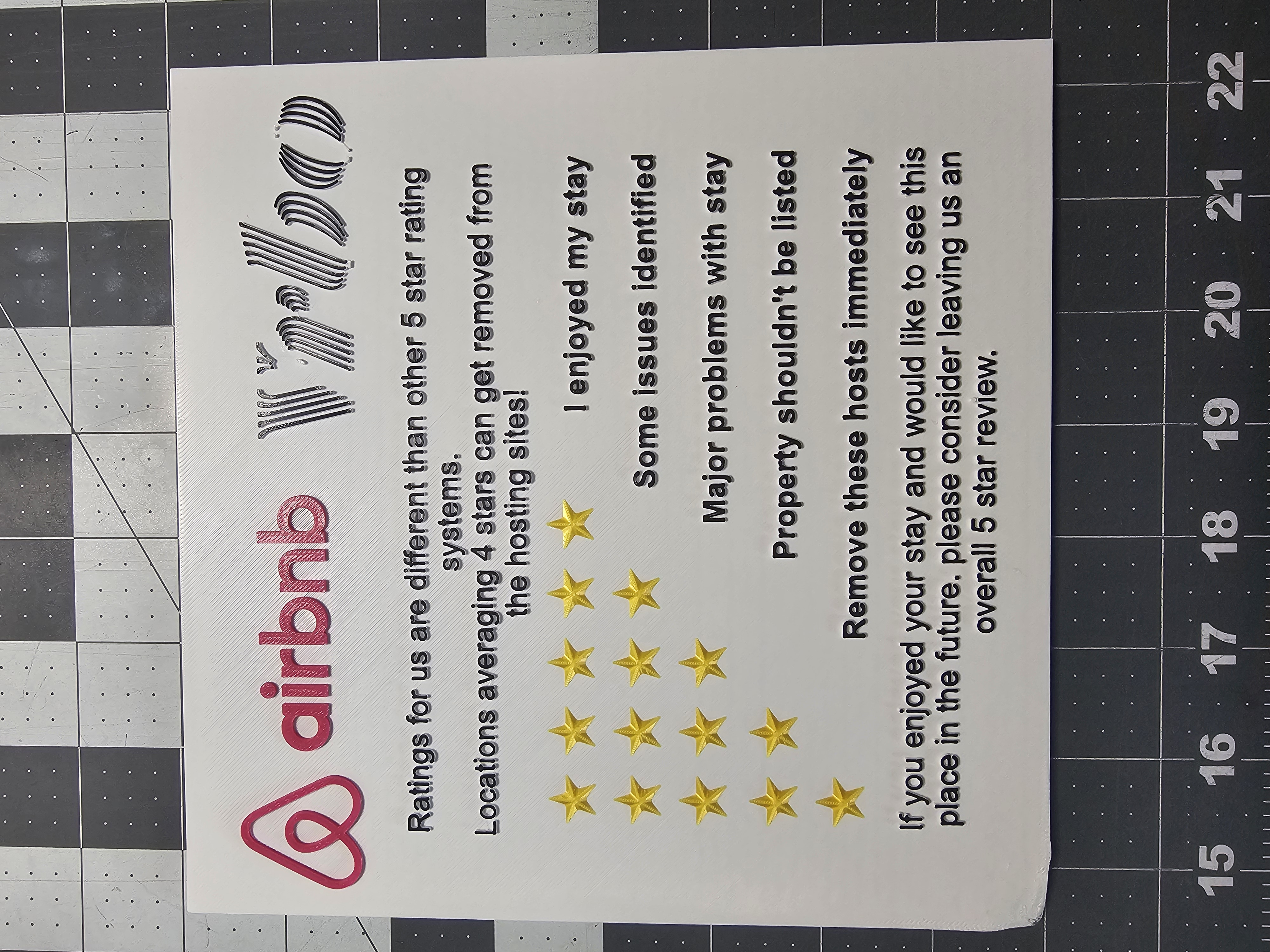 Rental Rating Note