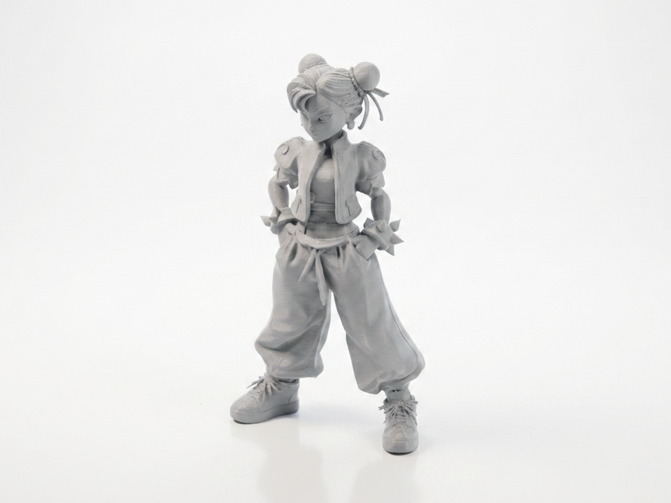 Chun Li Fighter Figurine Gaming 3D Printable