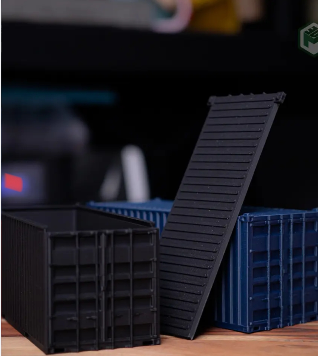 Stackable Desk Containers Stackable Shipping Container Desk Storage Compartment by Captain Levi ...