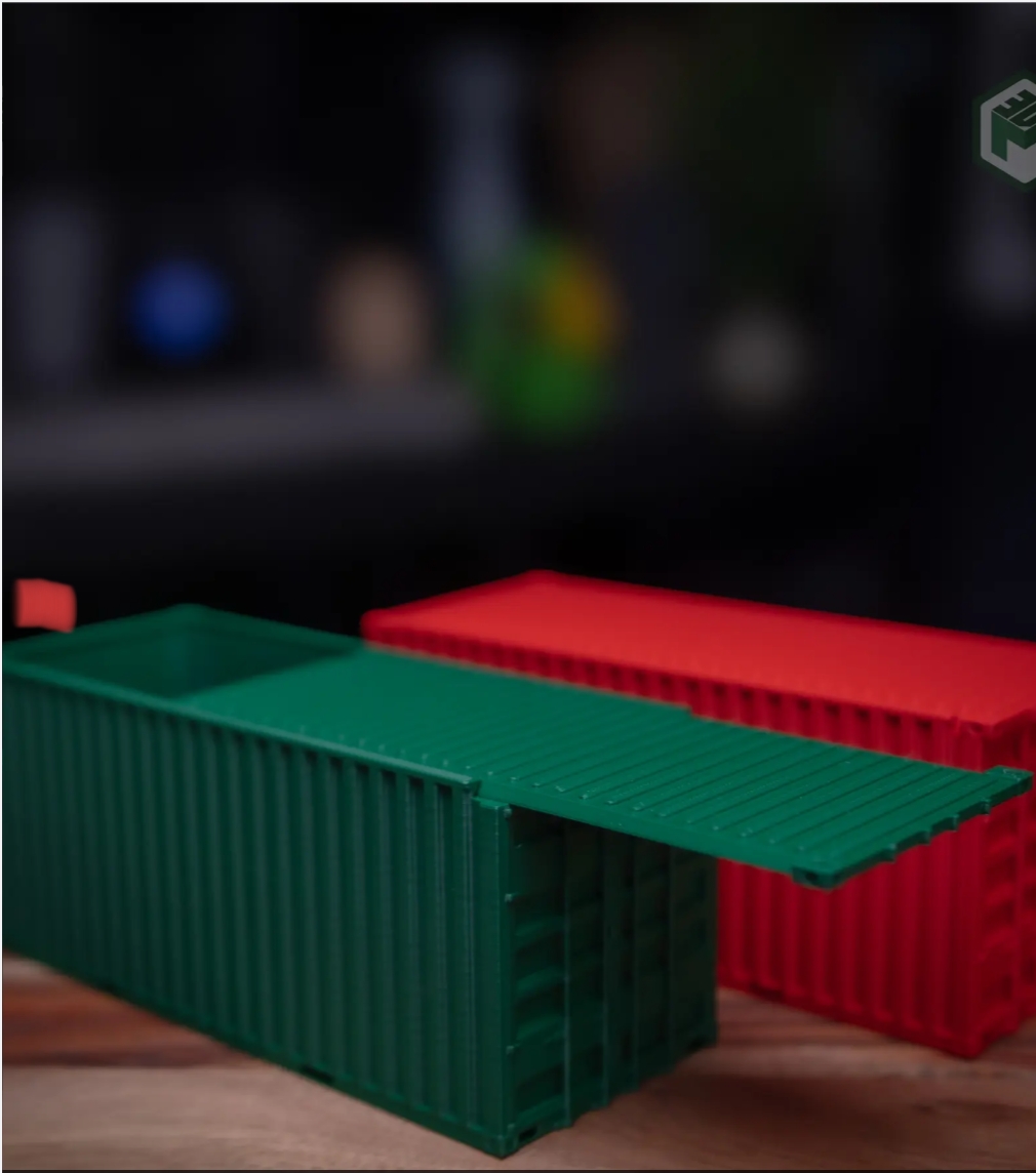Stackable Shipping Container Desk Storage Compartment by Captain Levi ...