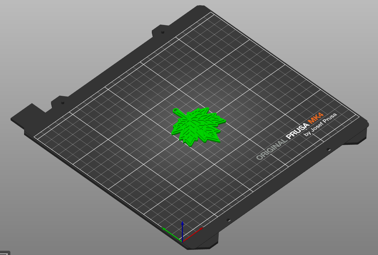 Miniatura 2 do modelo 3D Maple Leaf Keychain