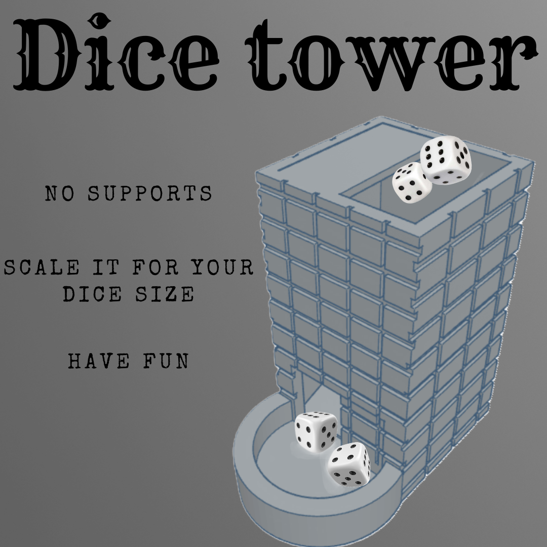 Dice tower by Player Xy | Download free STL model | Printables.com