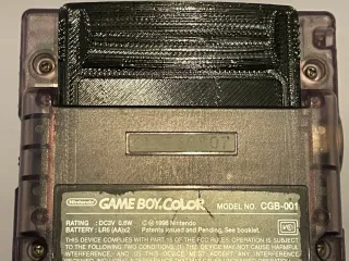 Gameboy Color Cartridge shell by leslielaw | Download free STL model ...