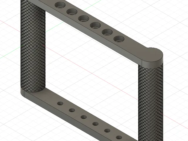 Smartphone Camera Rig - frame print-in-place (.f3d -> customizable)