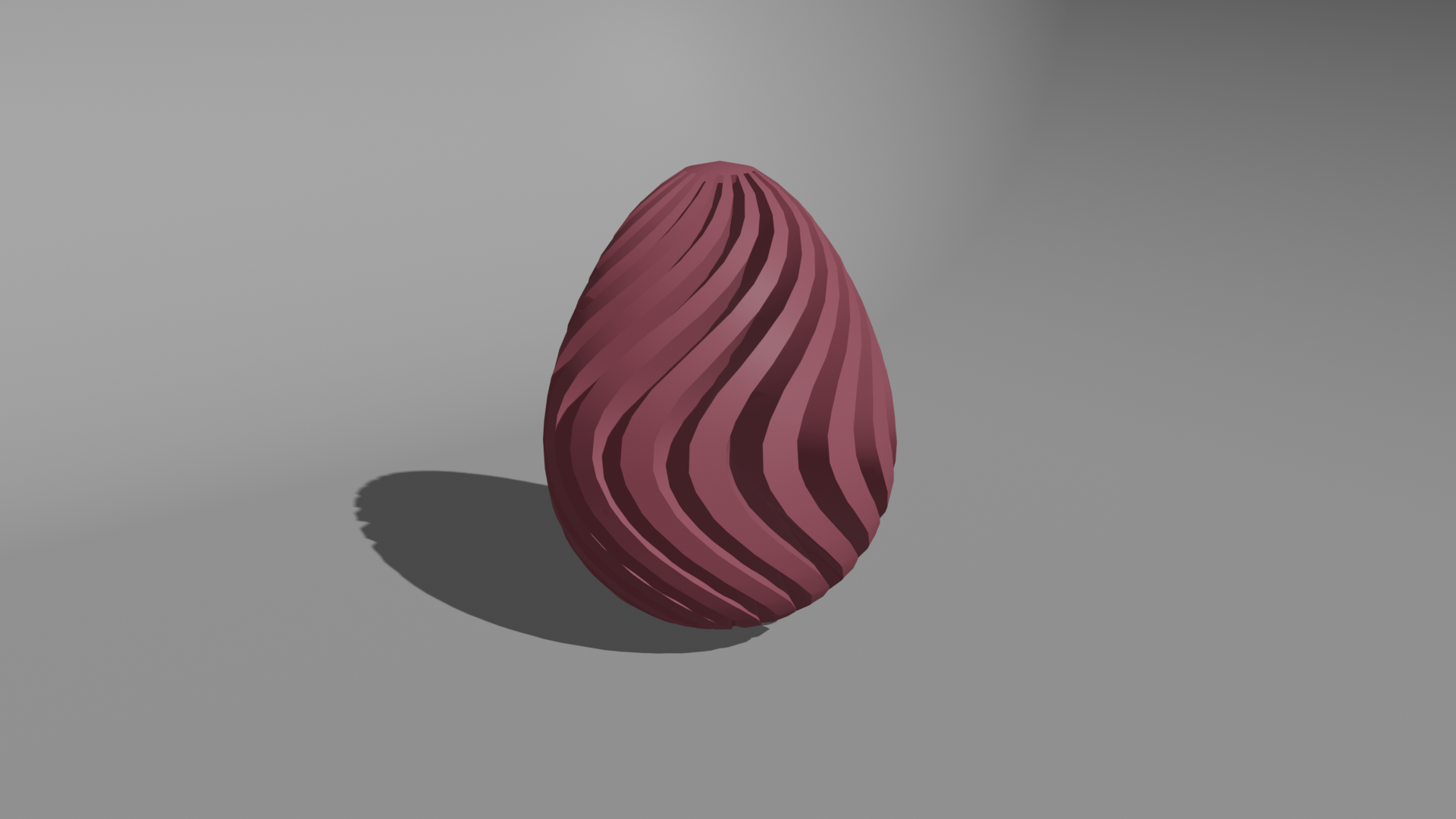 Easter egg swirl design
