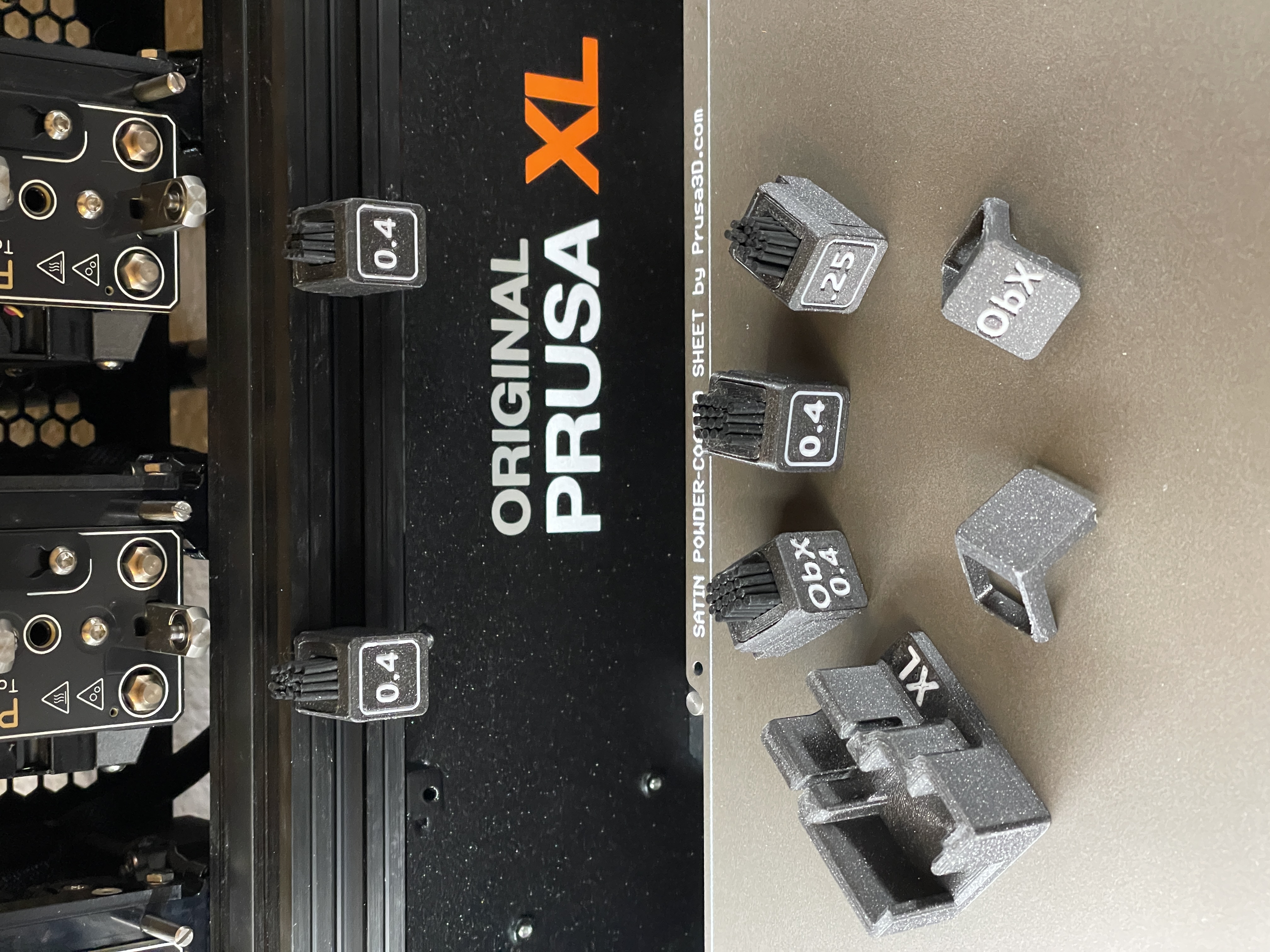 Prusa XL Nozzle Wiper - Toolless with Info & walkthrough