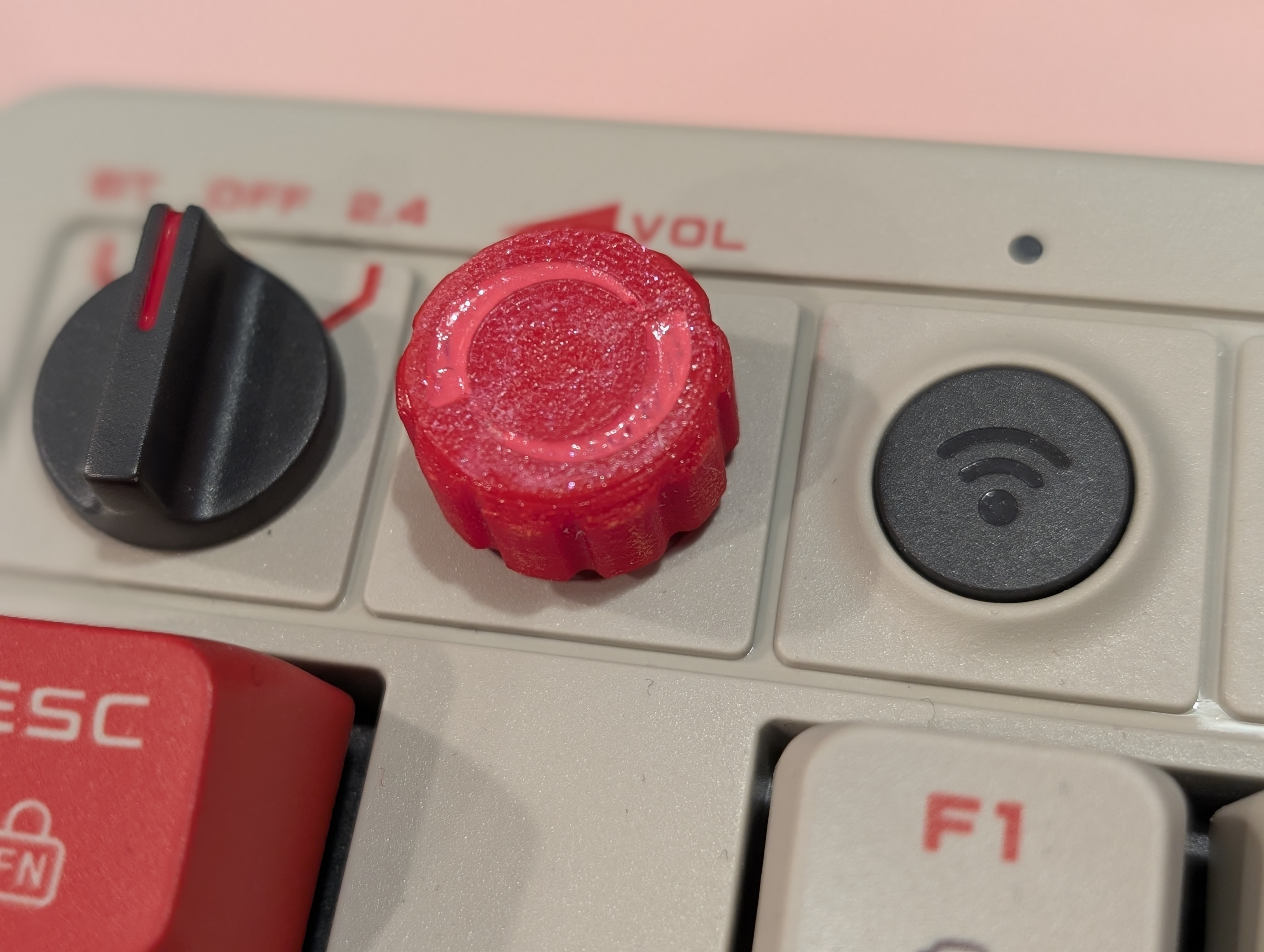 Volume Knob redesign for 8BitDo Retro Keyboard