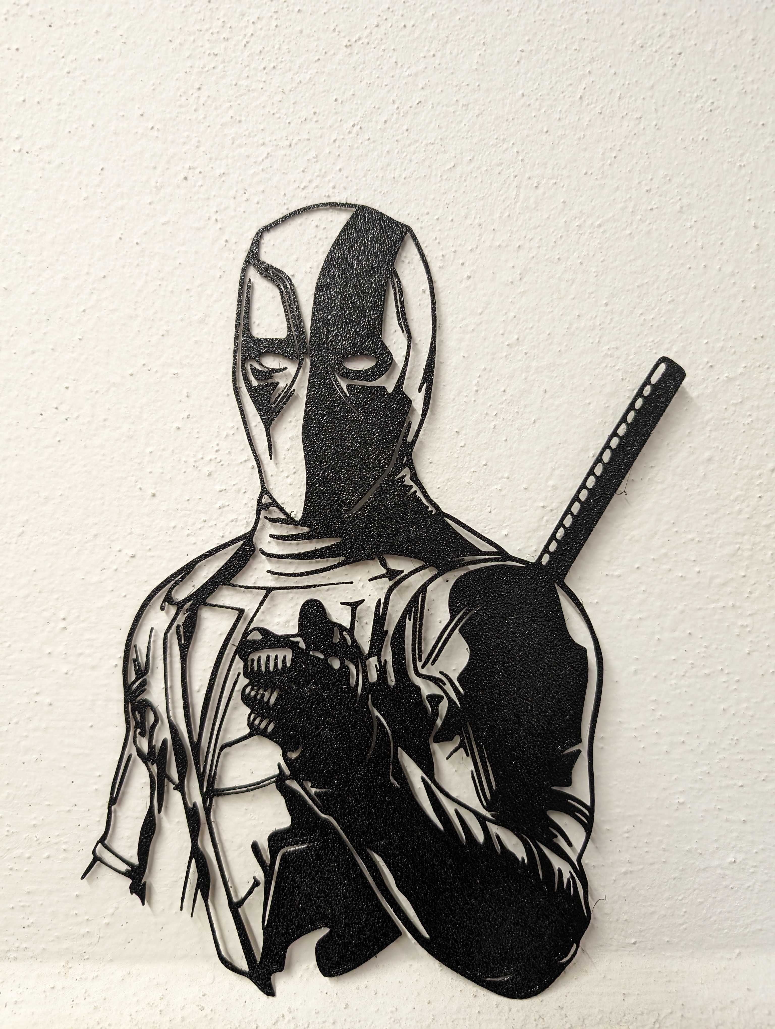 Miniatura 2 do modelo 3D deadpool - wall art