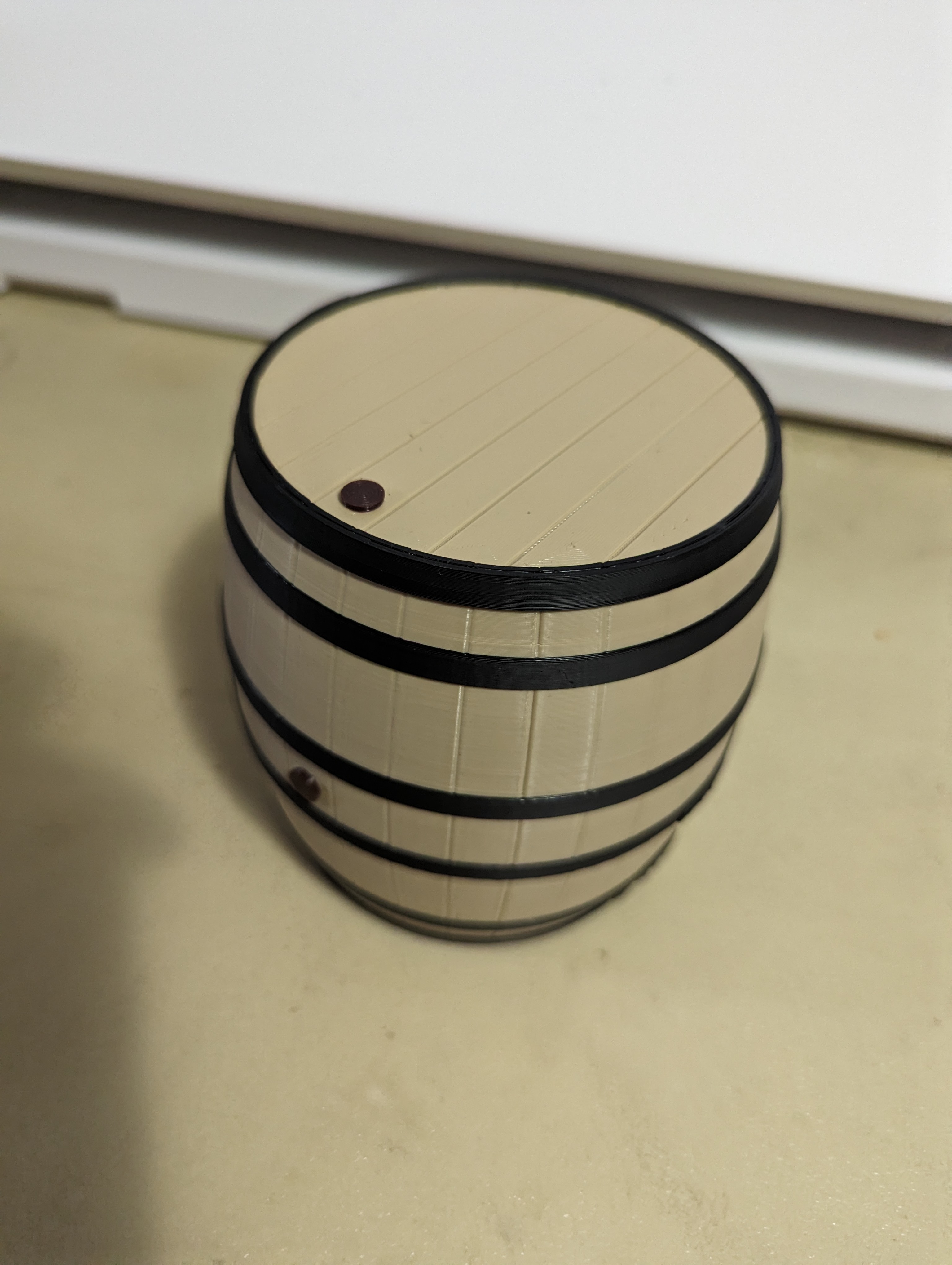 MTG Commander Whiskey Barrel Deck Box