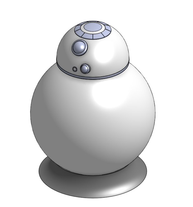 BB8 from starwars by Rodrigo Oliveira | Download free STL model ...