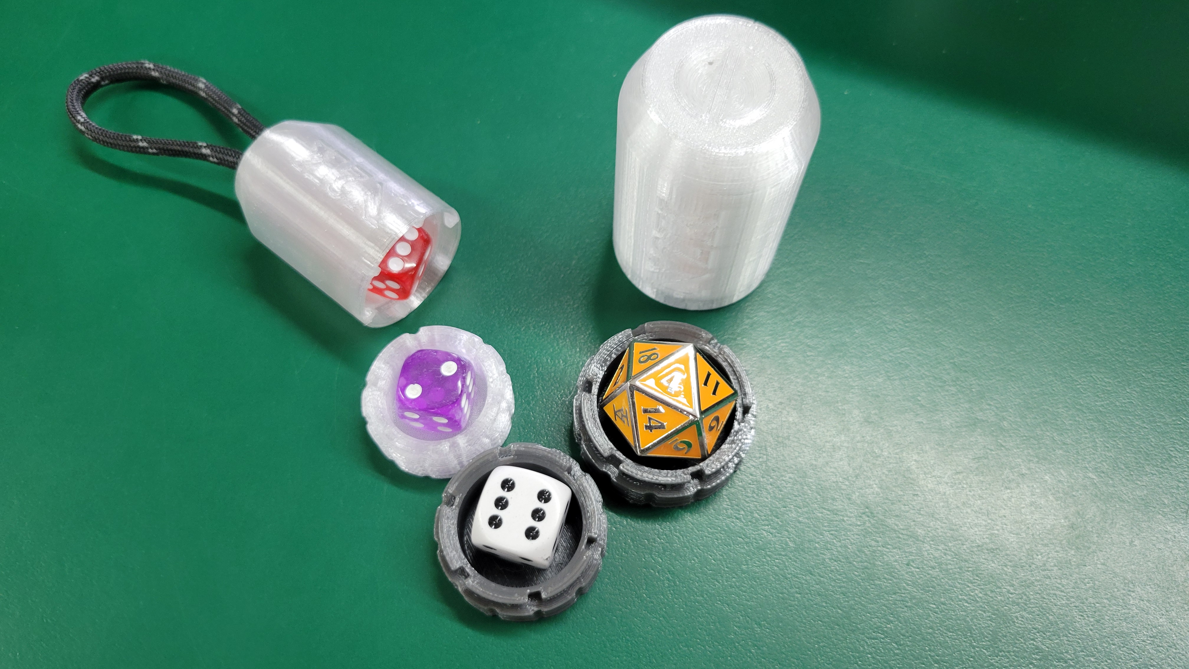 D6 Dice Carry Tube