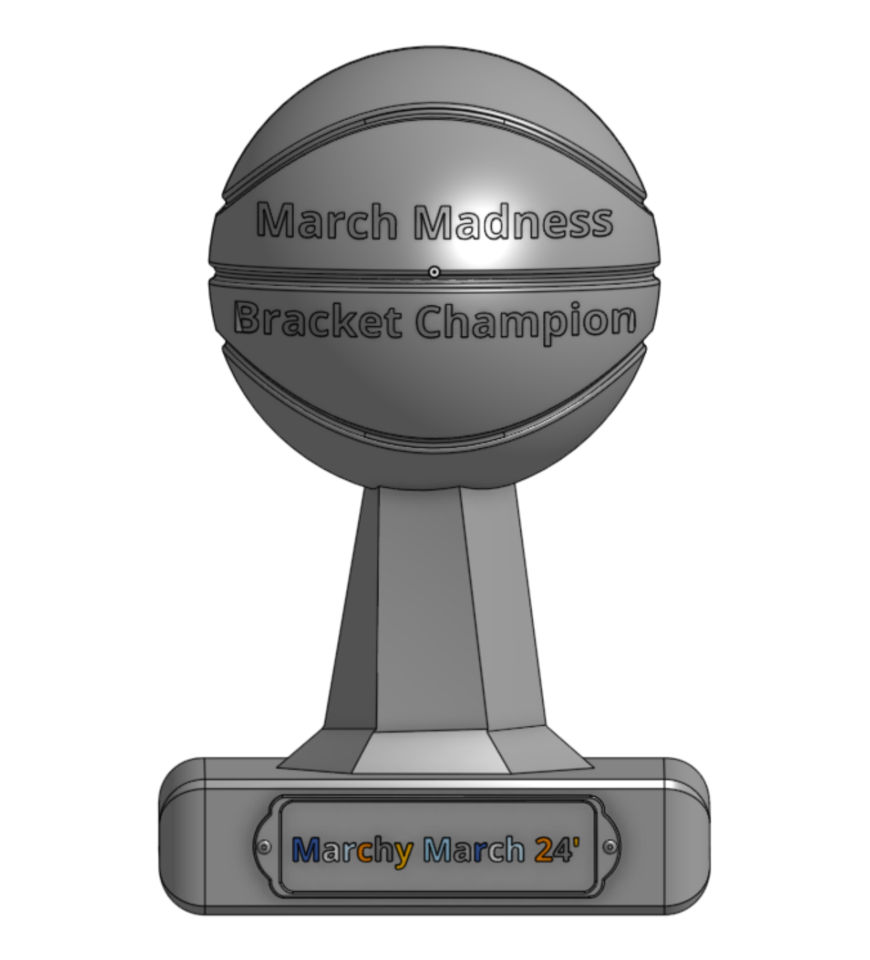 March Madness Generic Trophy by OMac | Download free STL model ...