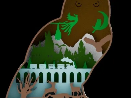 Scenery in an animal frame - Hogwarts edition