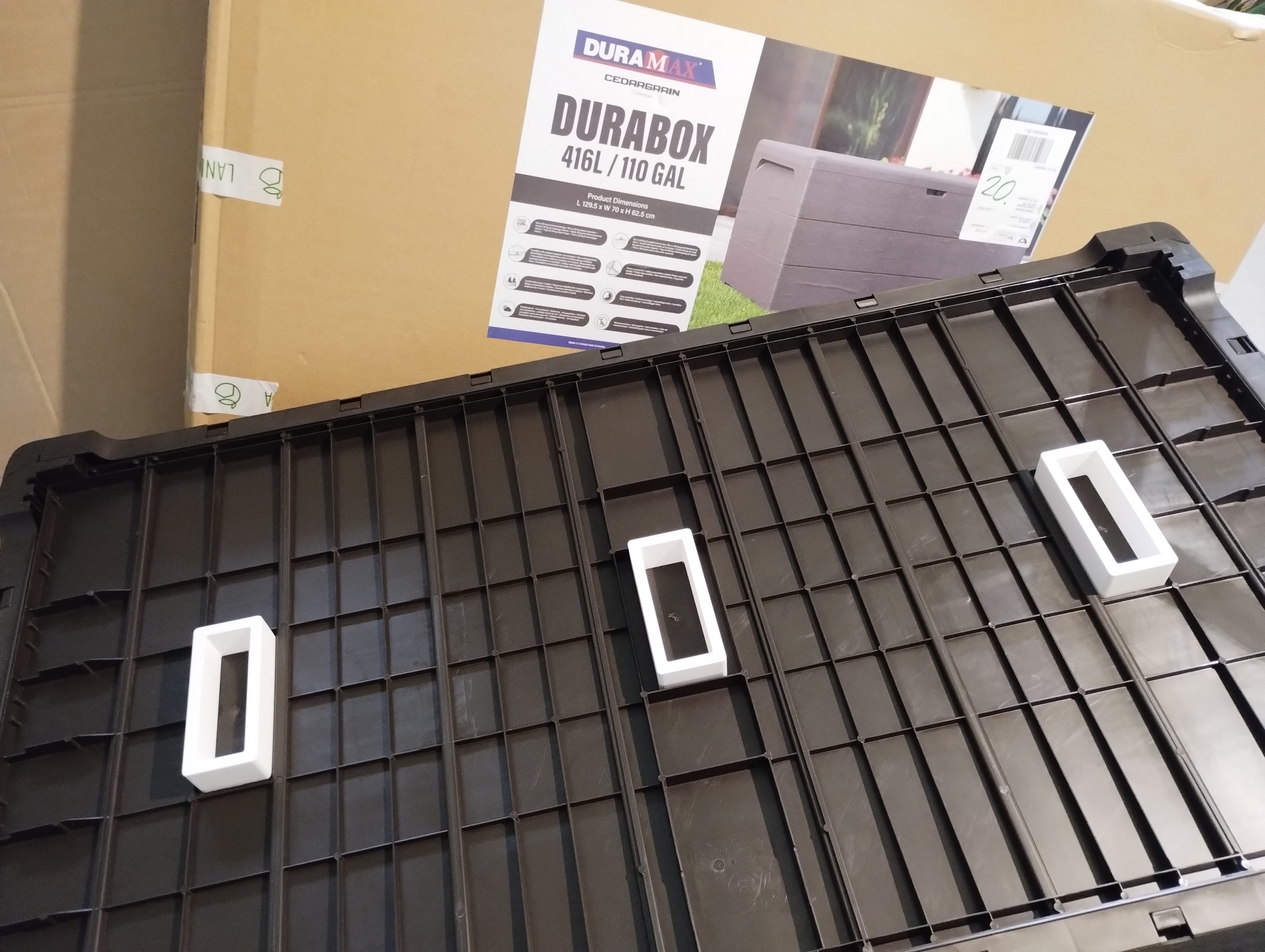 DURABOX 416 aditional leg PETG garden