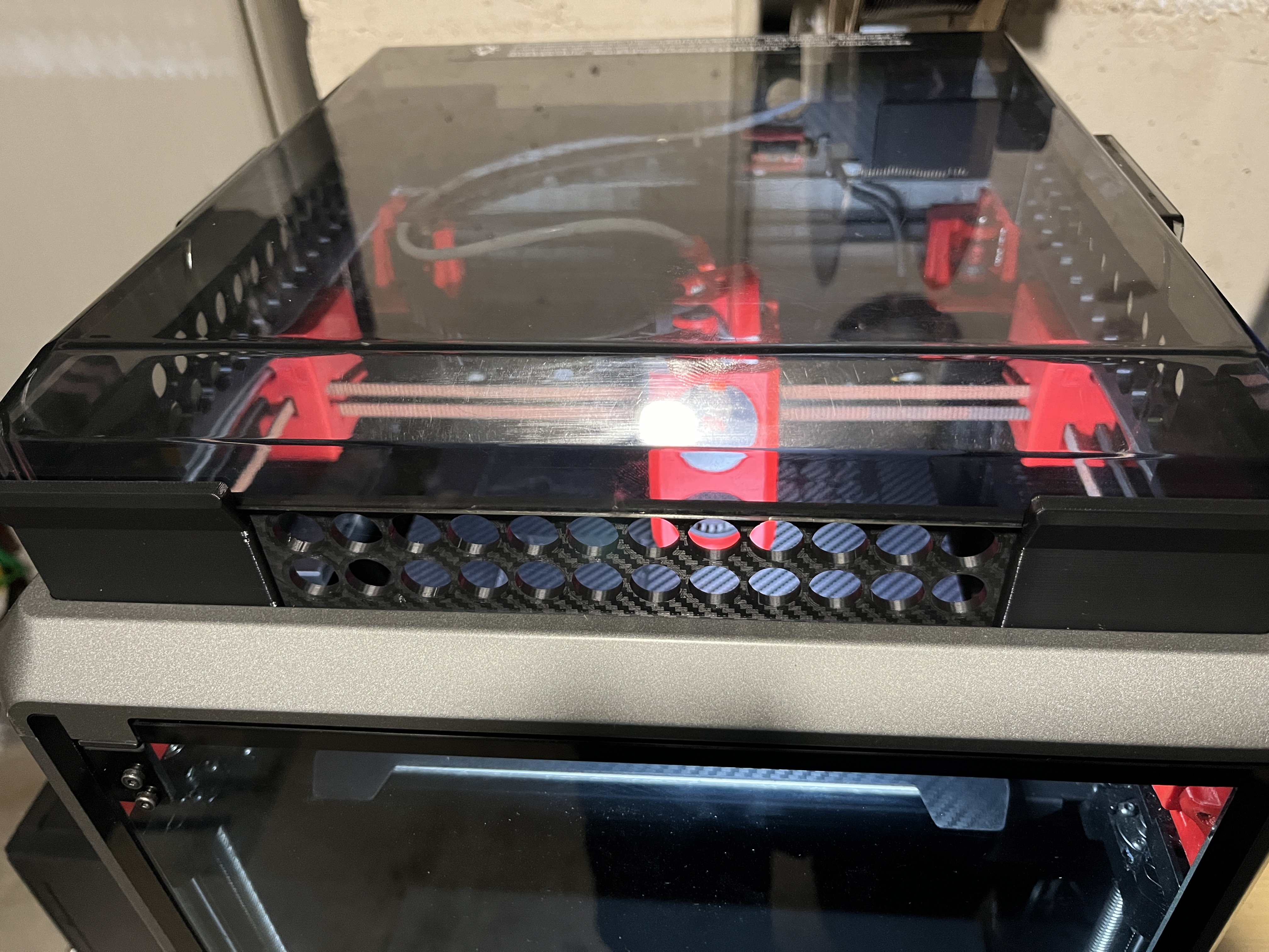 Creality K1 Lid Riser 3D model thumbnail