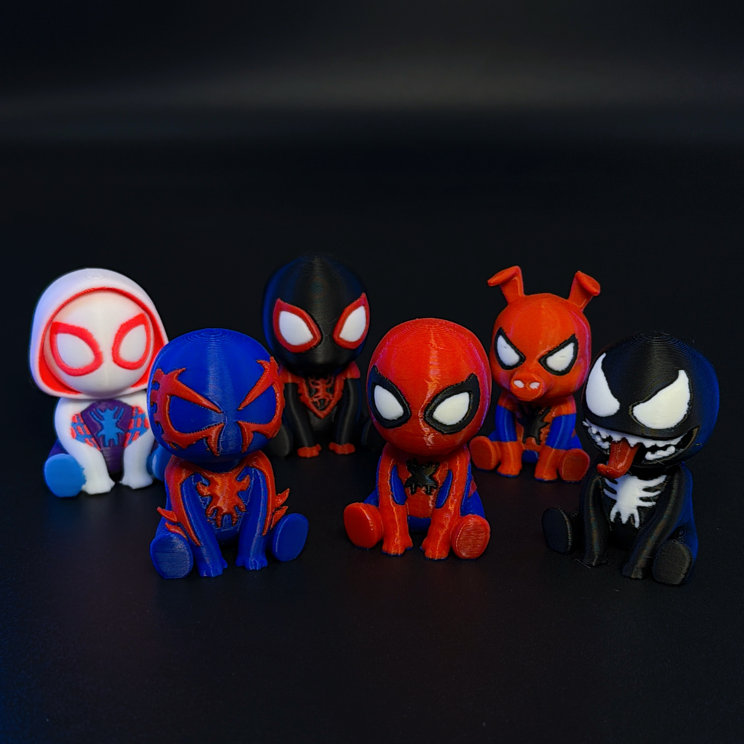 Spiderverse, spiderman mini figures