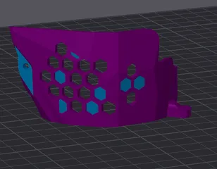 Voron Stealth Burner hex door